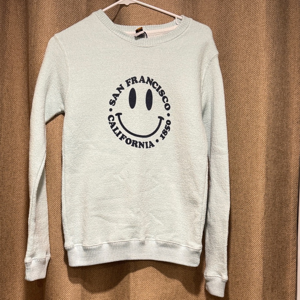 San Francisco Graphic Kids L (11/12) Sweater - Light Green